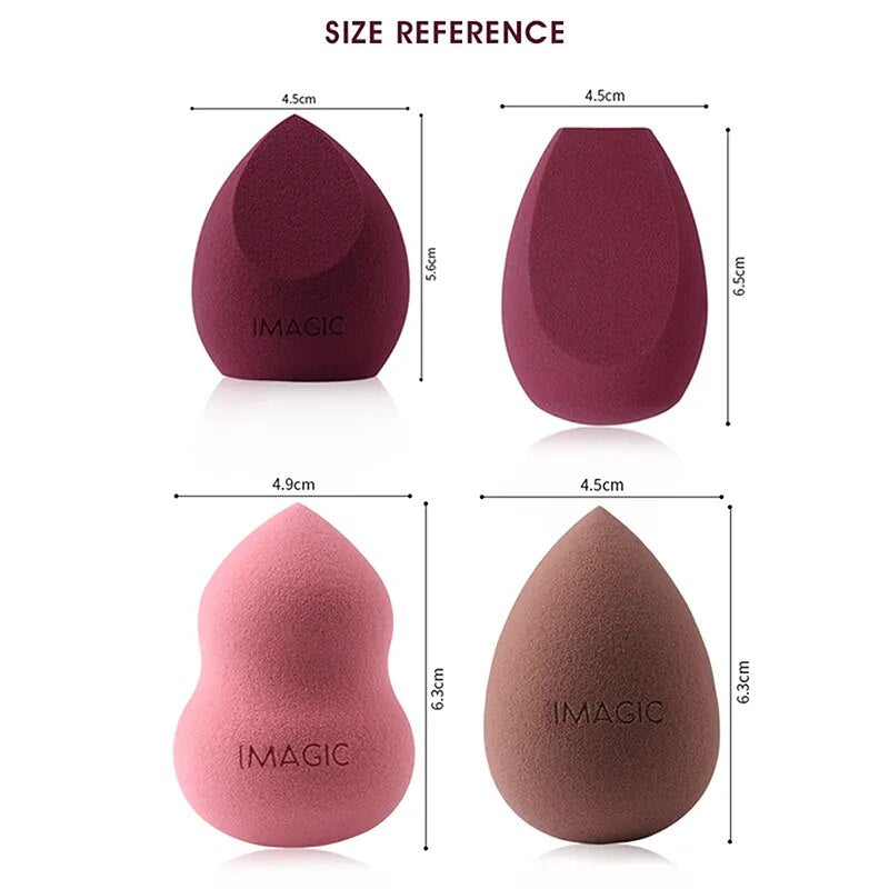 IMAGIC Makeup Sponge Professional Cosmetic Puff For Foundation Concealer Cream Make Up Soft Water Sponge Puff