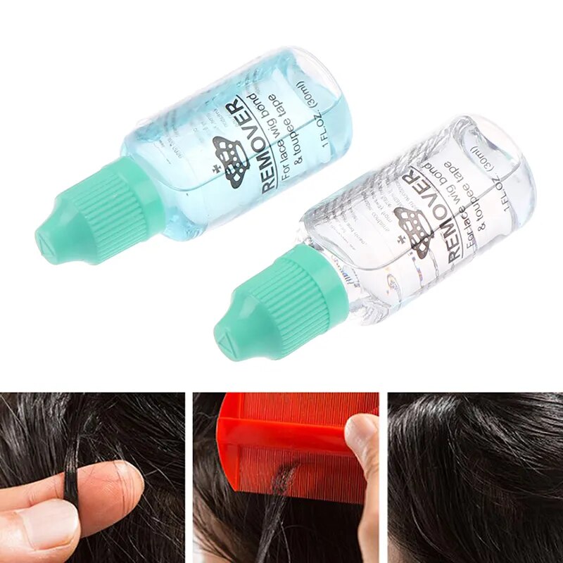 30ml Waterproof Glue For Hair Wig Glue For Lace Front Wig/Toupee/Closure/Hair Extension Adhesive With 1 Bottle Remover Bond Glue