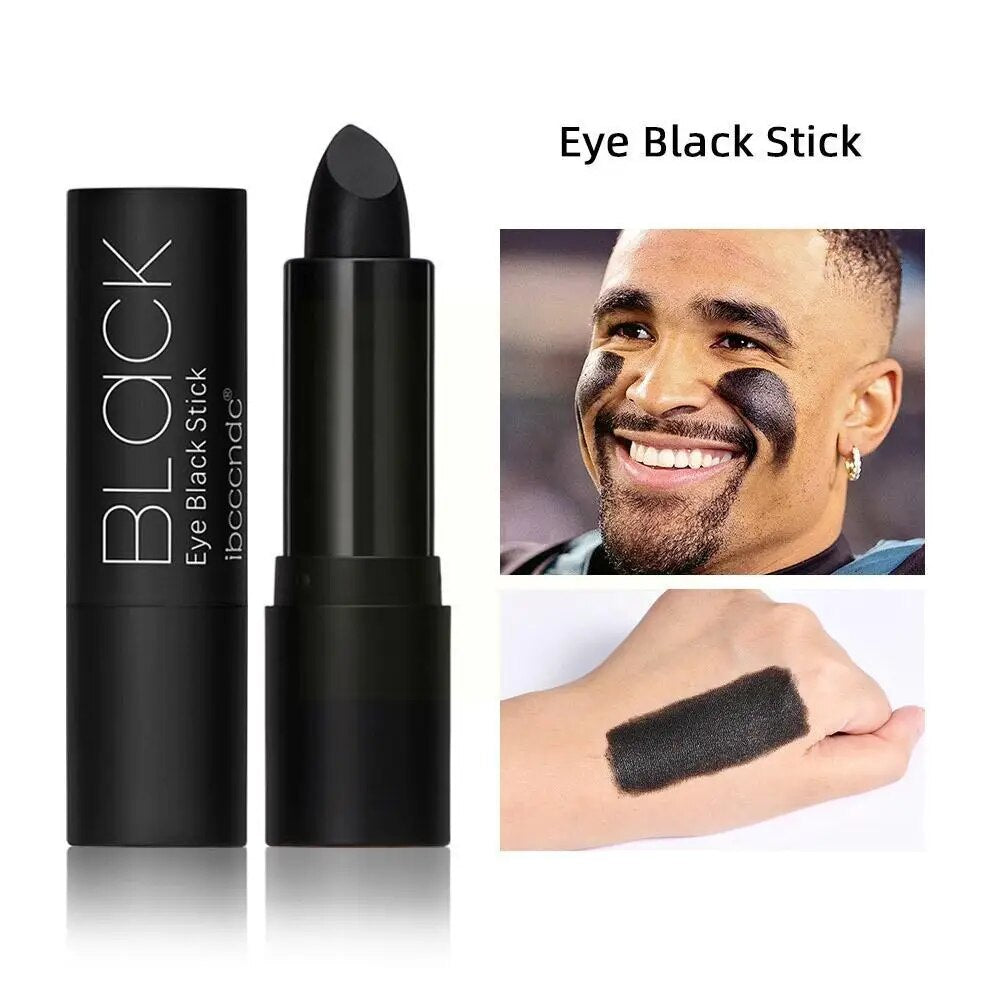 Black Eye Face Body Paint Stick Cream Eyeblack Tube Black Body Painting Blendable Sticks For Halloween Cosplay Joker Makeup E7C8