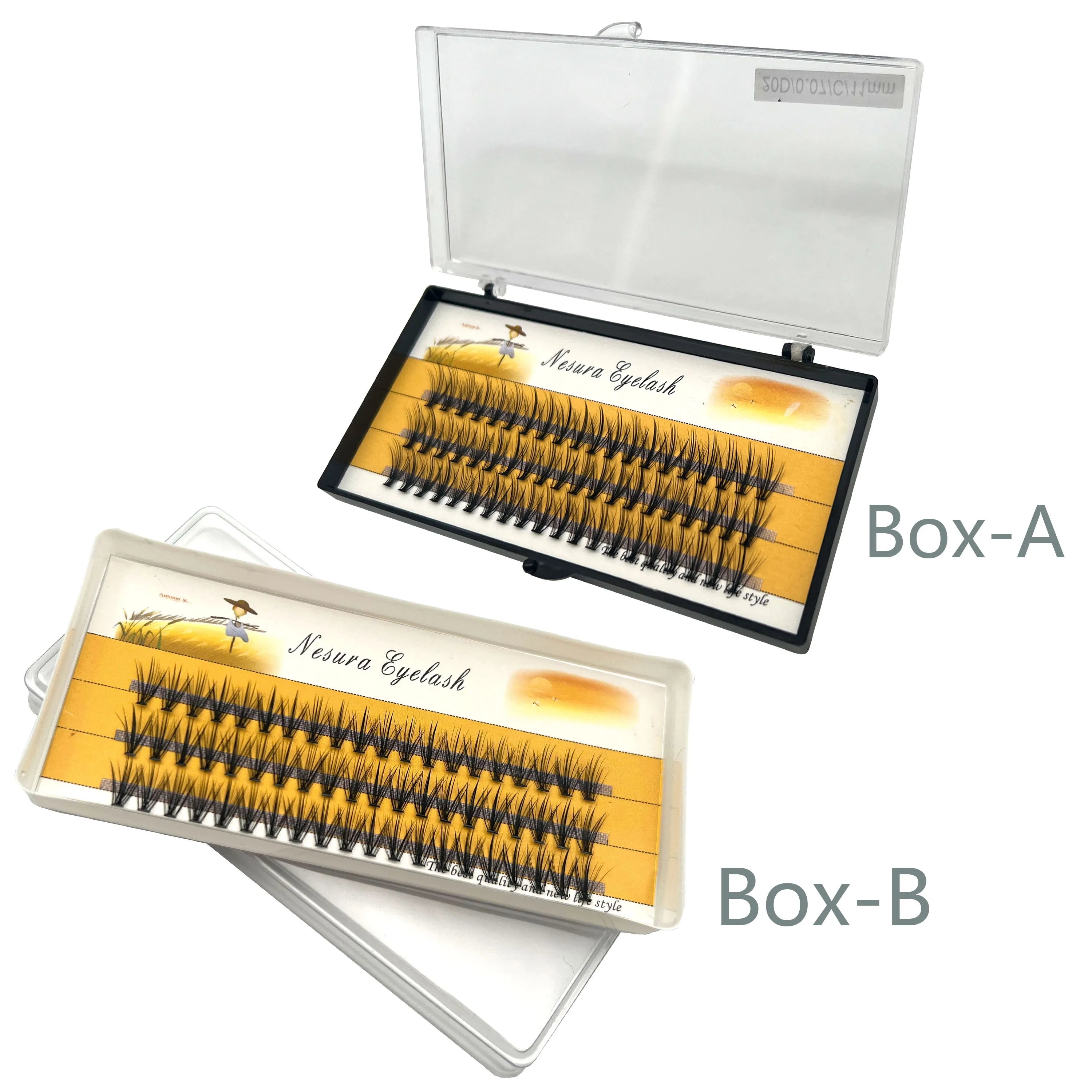 1box/60 bundles 20/30D fake eyelashes,imitation mink Individual Eyelash,Natural Thick lashes,  Eyelash Extensions for make up