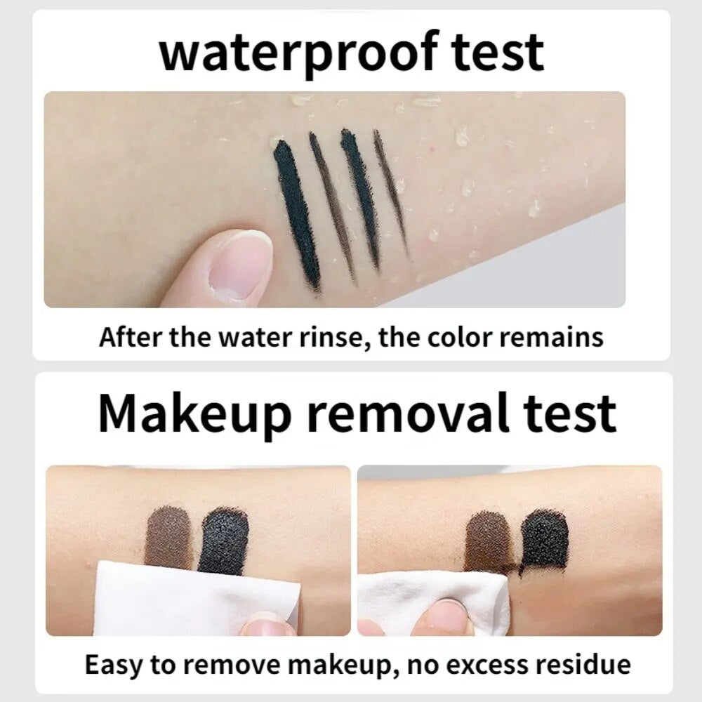 NOVO New Smooth Eyeliner Fine Head Beginners Easy on Makeup Quick Dry Waterproof Not Easy Dizzy Stain Natural Lasting Eye Makeup