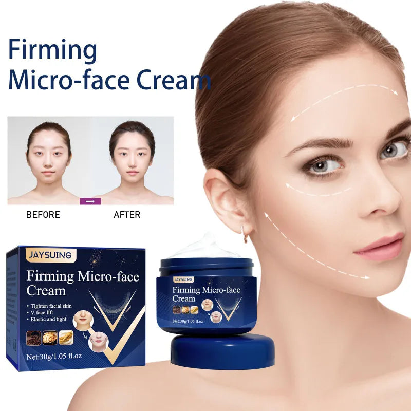 V-Shape Firming Face-lift Slimming Cream Slimming Removal Masseter Muscle Double Chin Face Fat Burning Anti-aging Products 30g