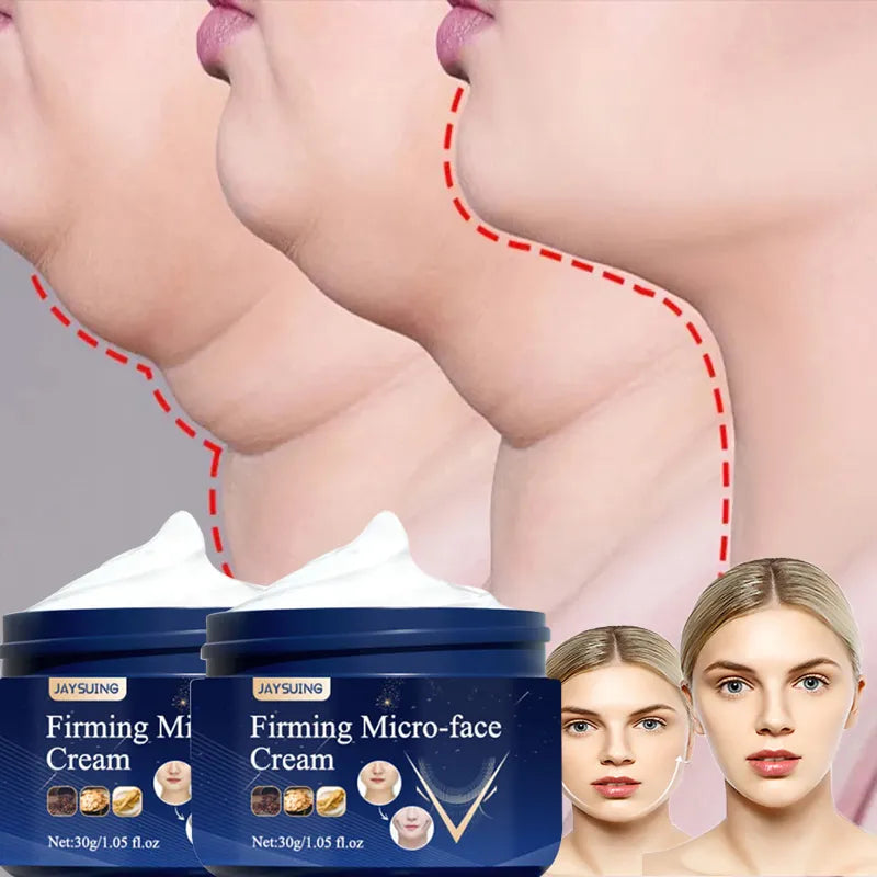 V-Shape Slimming Cream Firming Face-lift Slimming Removal  Double Chin Masseter Muscle Face Fat Burning Anti-aging Products