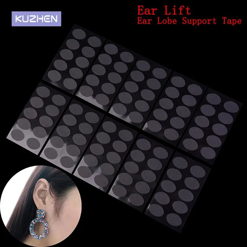 Invisible Ear Lift for Ear Lobe Support Tape Perfect for Stretched or Torn Ear Lobes and Relieve strain from heavy earrings