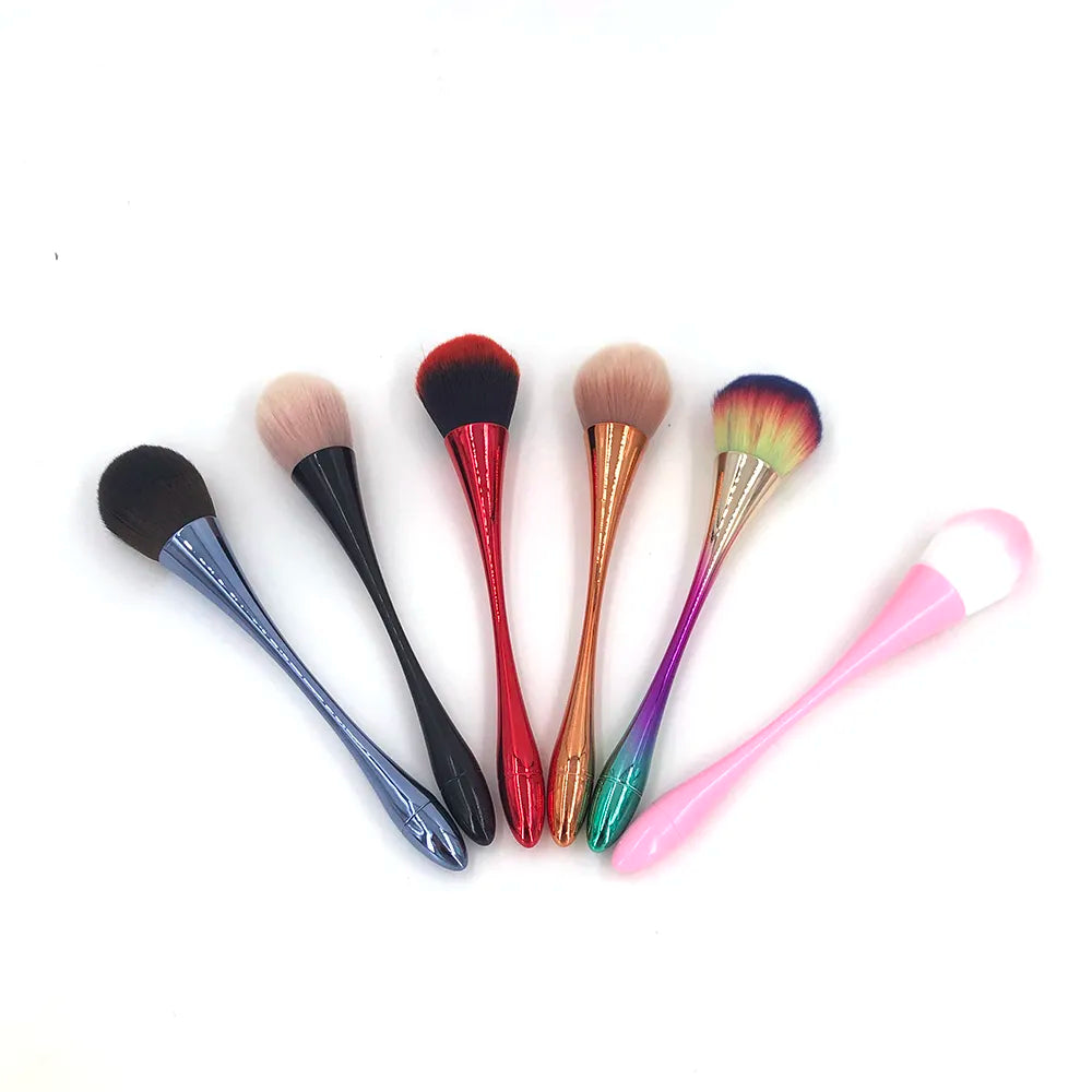 Rose Gold Powder Blush Brush Professional Make Up Brush Large Cosmetic Face Cont Cosmetic Face Cont brocha colorete Make Up Tool