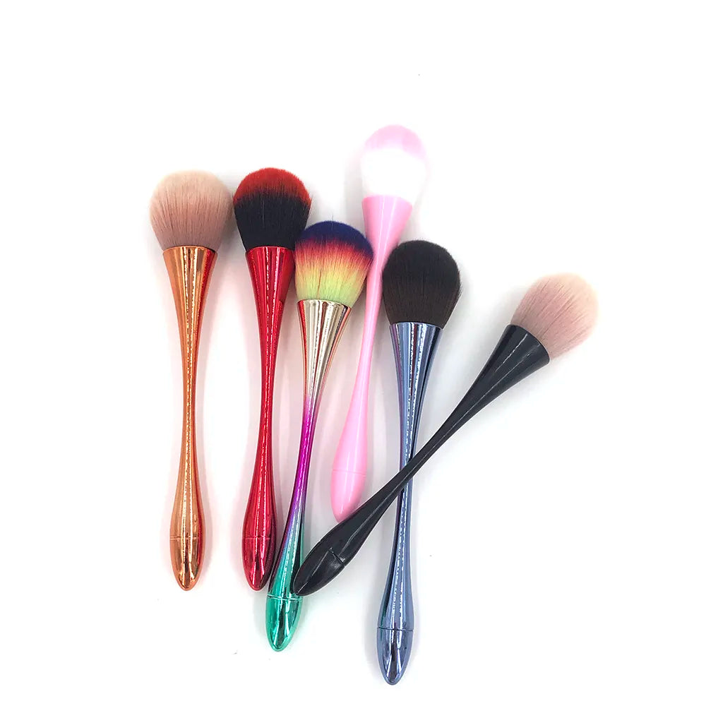 Rose Gold Powder Blush Brush Professional Make Up Brush Large Cosmetic Face Cont Cosmetic Face Cont brocha colorete Make Up Tool