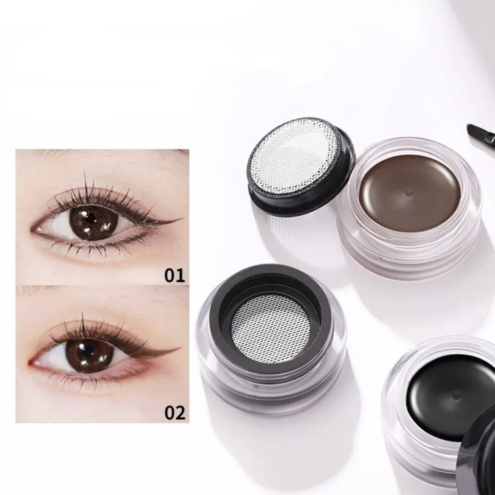 NOVO New Smooth Eyeliner Fine Head Beginners Easy on Makeup Quick Dry Waterproof Not Easy Dizzy Stain Natural Lasting Eye Makeup