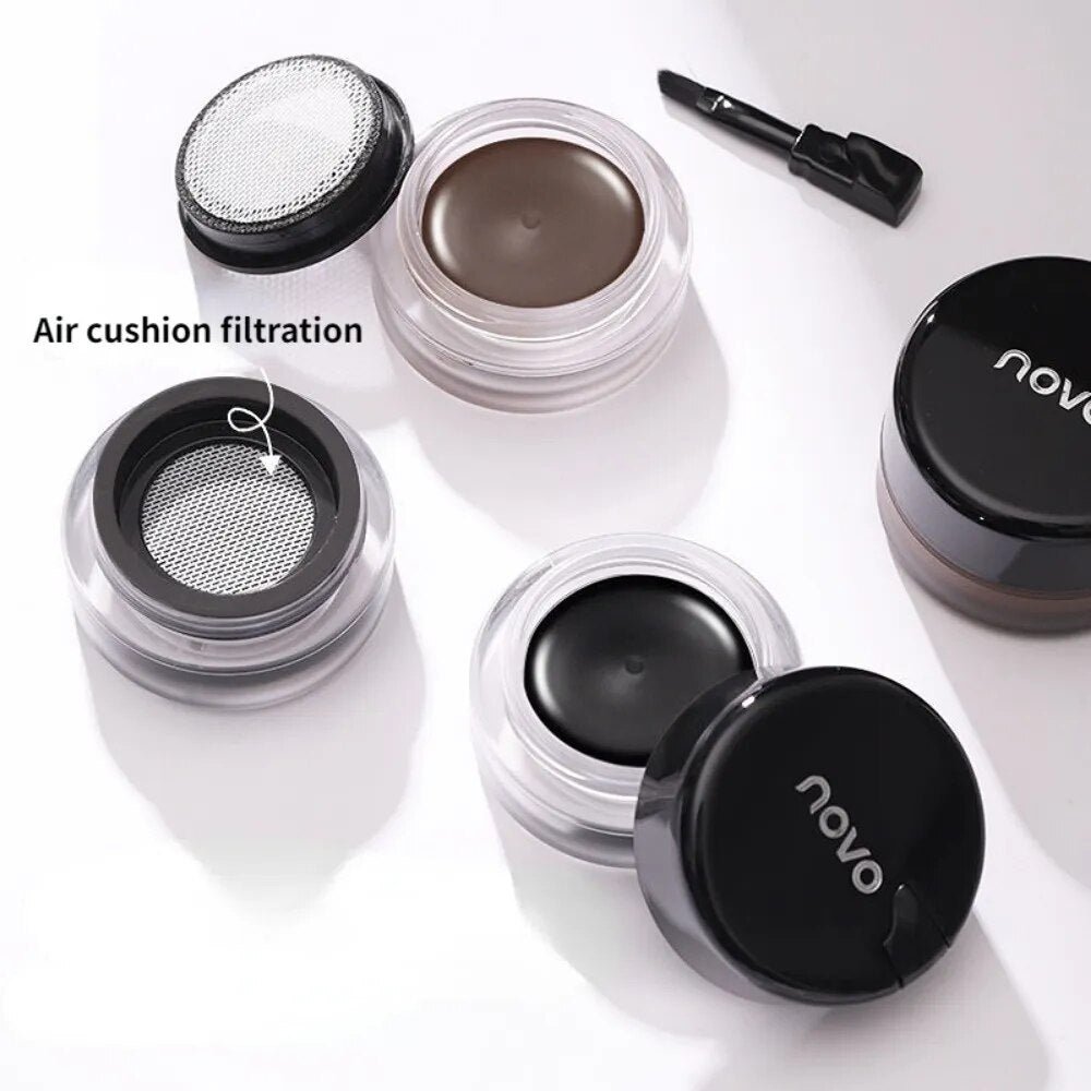 NOVO New Smooth Eyeliner Fine Head Beginners Easy on Makeup Quick Dry Waterproof Not Easy Dizzy Stain Natural Lasting Eye Makeup